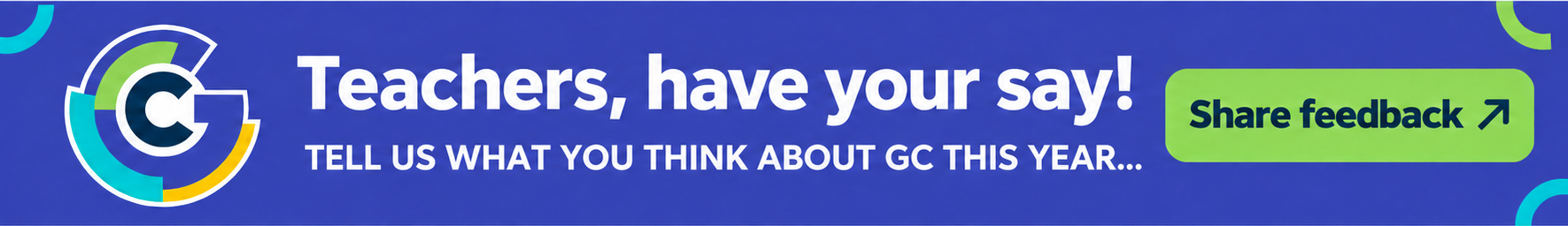 Teachers, have your say — complete the Global Campus teacher survey